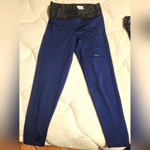 Women's Nike Pro Athletic Leggings - Crossover Band